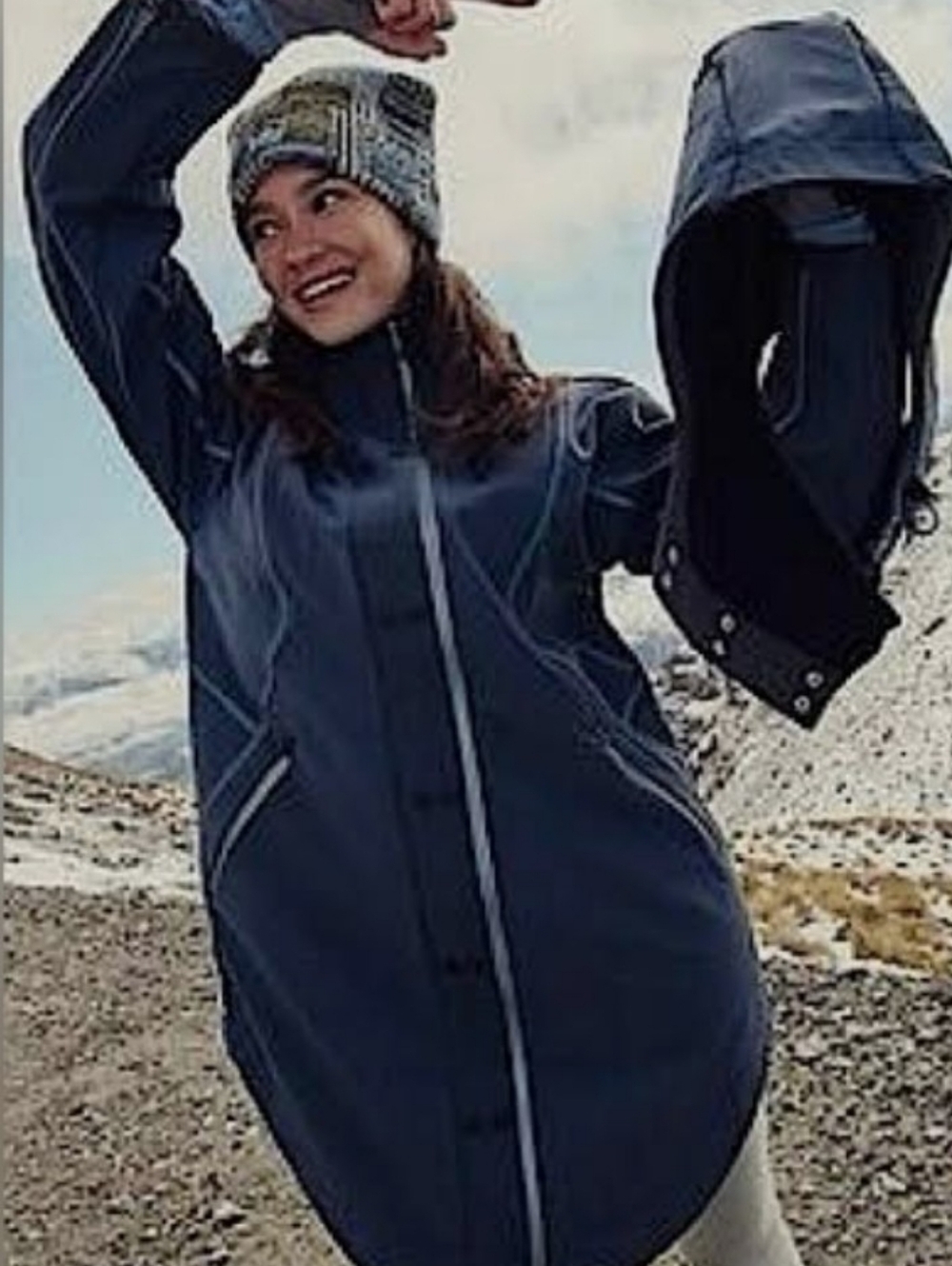 FP Movement by Free People Moon Magic Rain Coat, Small, NWT 298 Retail